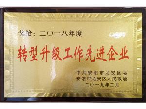 2018轉(zhuǎn)型升級先進企業(yè)